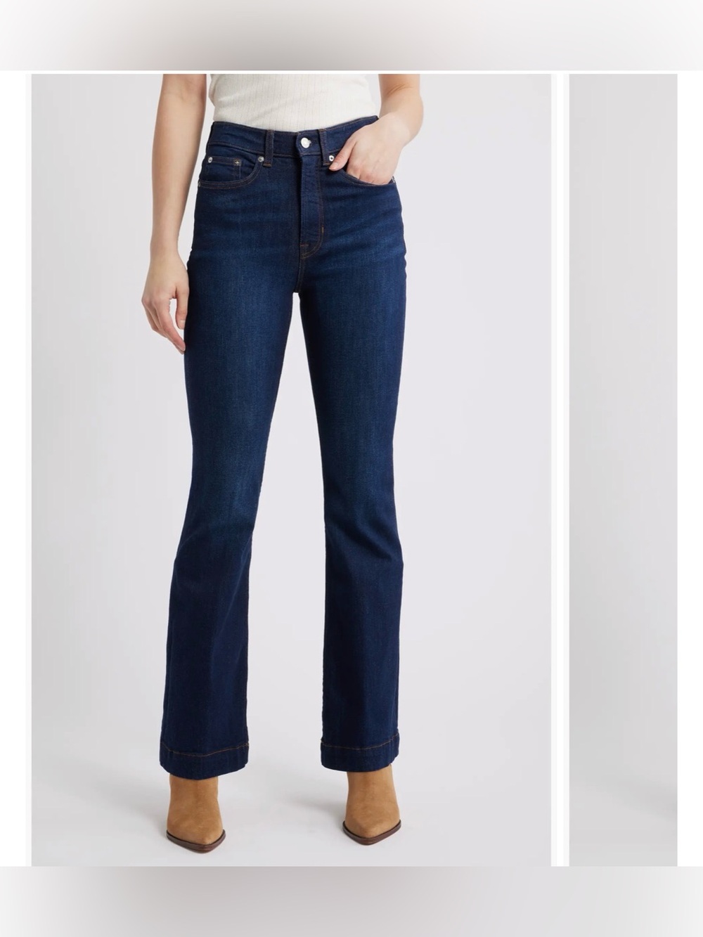 SPANX ReDefine High Waist Flare Leg Jeans